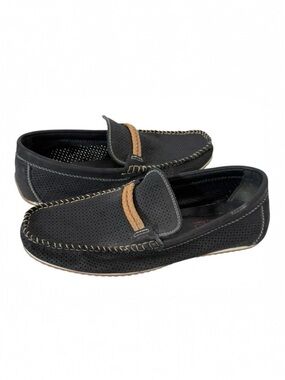 Dexter Comfort Men’s Memory Foam Black Faux Suede Driving Shoe Loafer Size 7.5